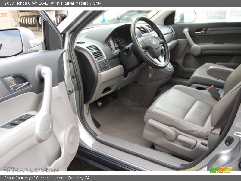 Whistler Silver Metallic / Gray 2007 Honda CR-V EX-L