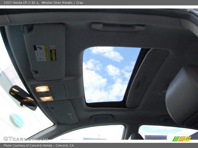 Whistler Silver Metallic / Gray 2007 Honda CR-V EX-L