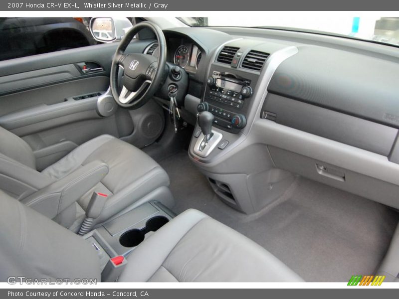 Whistler Silver Metallic / Gray 2007 Honda CR-V EX-L
