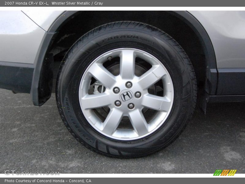 Whistler Silver Metallic / Gray 2007 Honda CR-V EX-L
