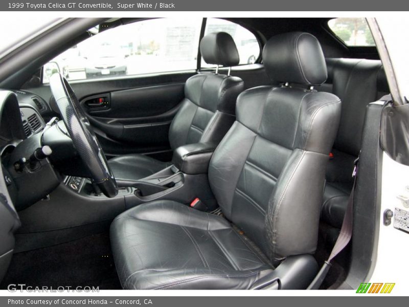 Super White / Black 1999 Toyota Celica GT Convertible
