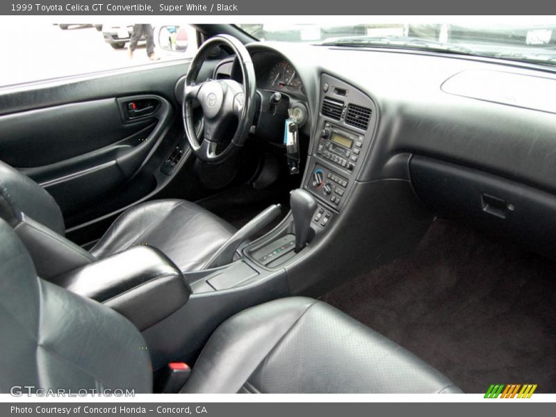 Super White / Black 1999 Toyota Celica GT Convertible