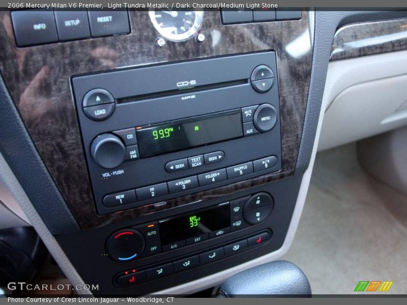 Light Tundra Metallic / Dark Charcoal/Medium Light Stone 2006 Mercury Milan V6 Premier