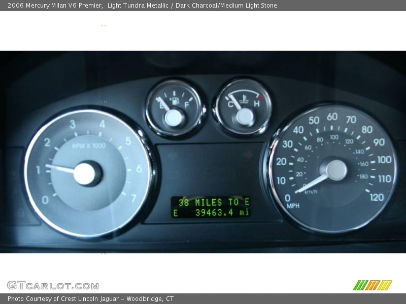 Light Tundra Metallic / Dark Charcoal/Medium Light Stone 2006 Mercury Milan V6 Premier
