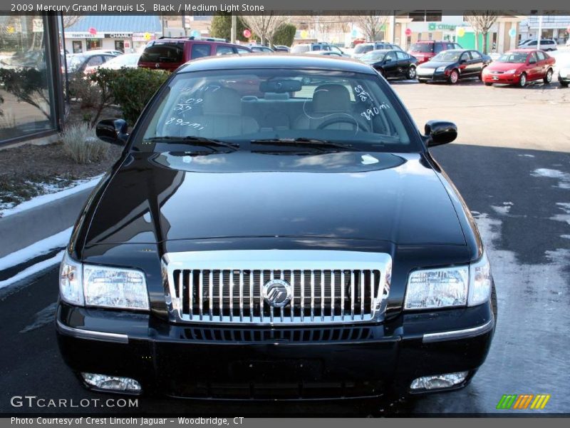 Black / Medium Light Stone 2009 Mercury Grand Marquis LS