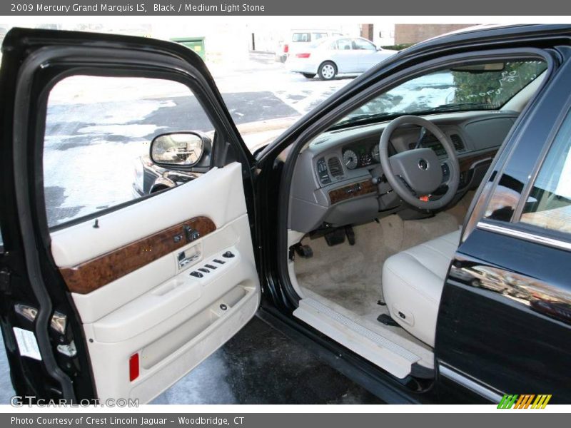 Black / Medium Light Stone 2009 Mercury Grand Marquis LS