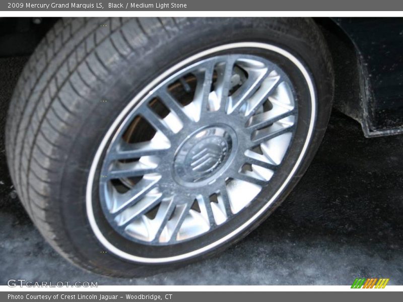 Black / Medium Light Stone 2009 Mercury Grand Marquis LS