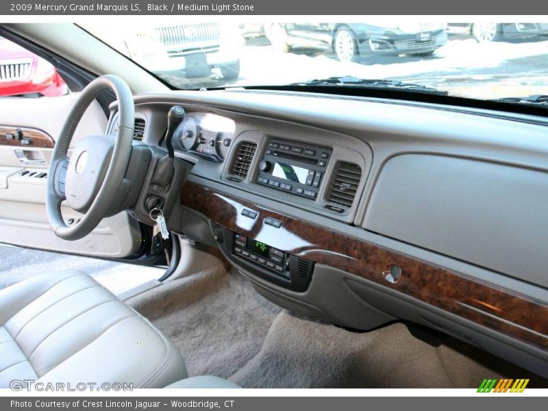 Black / Medium Light Stone 2009 Mercury Grand Marquis LS