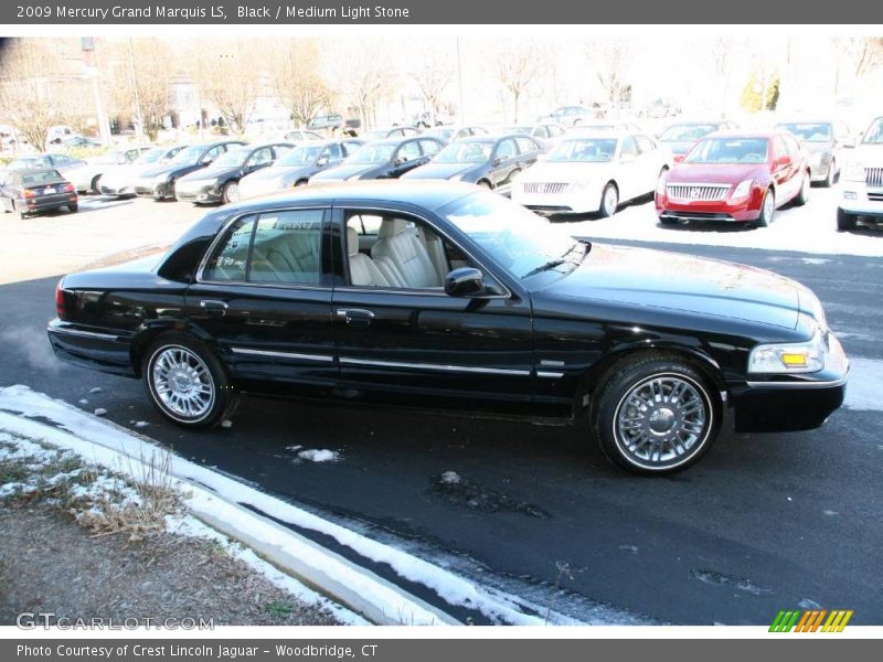 Black / Medium Light Stone 2009 Mercury Grand Marquis LS