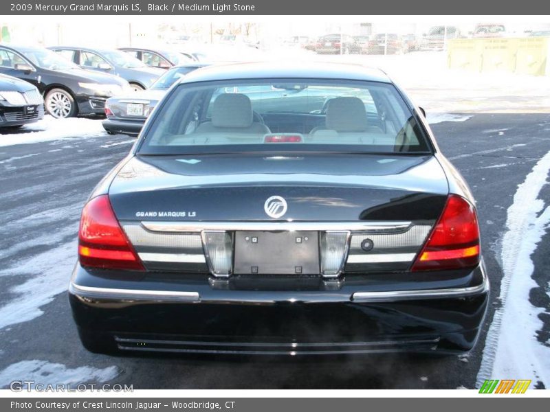 Black / Medium Light Stone 2009 Mercury Grand Marquis LS