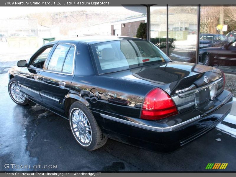 Black / Medium Light Stone 2009 Mercury Grand Marquis LS