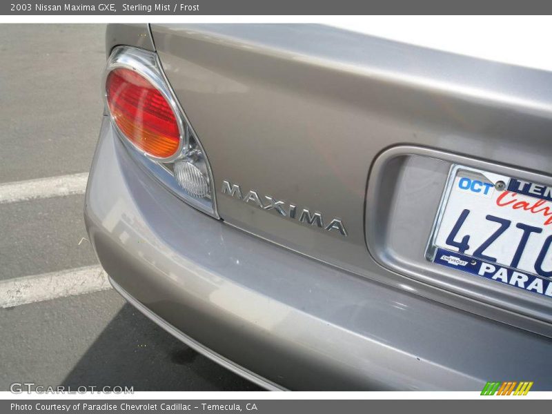 Sterling Mist / Frost 2003 Nissan Maxima GXE