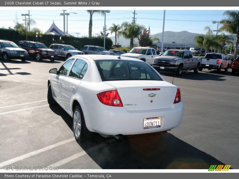 Summit White / Gray 2008 Chevrolet Cobalt LT Sedan