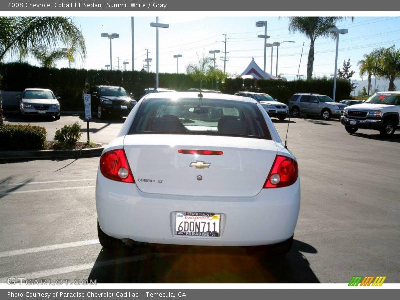 Summit White / Gray 2008 Chevrolet Cobalt LT Sedan