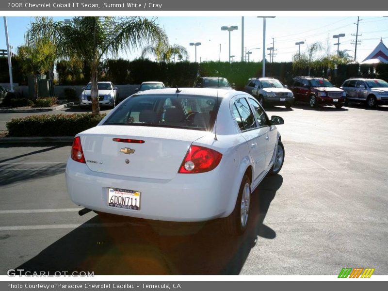 Summit White / Gray 2008 Chevrolet Cobalt LT Sedan