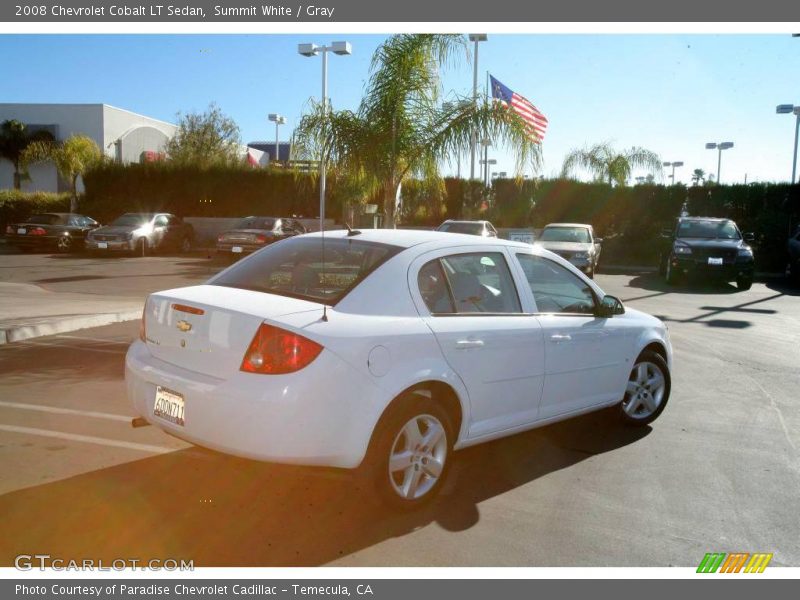 Summit White / Gray 2008 Chevrolet Cobalt LT Sedan