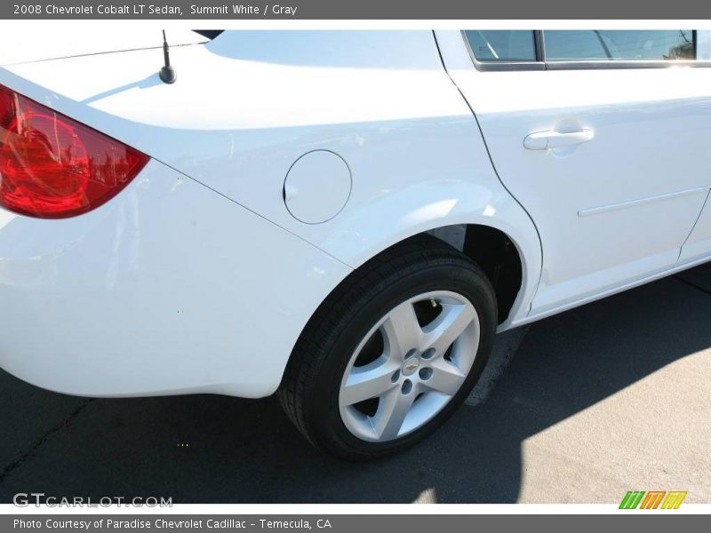 Summit White / Gray 2008 Chevrolet Cobalt LT Sedan