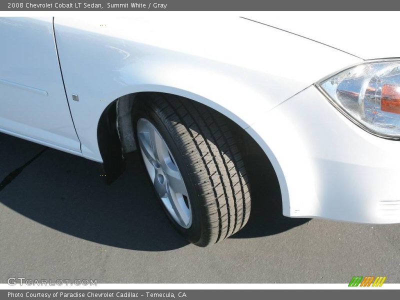 Summit White / Gray 2008 Chevrolet Cobalt LT Sedan