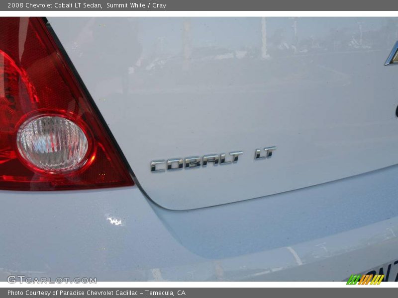 Summit White / Gray 2008 Chevrolet Cobalt LT Sedan