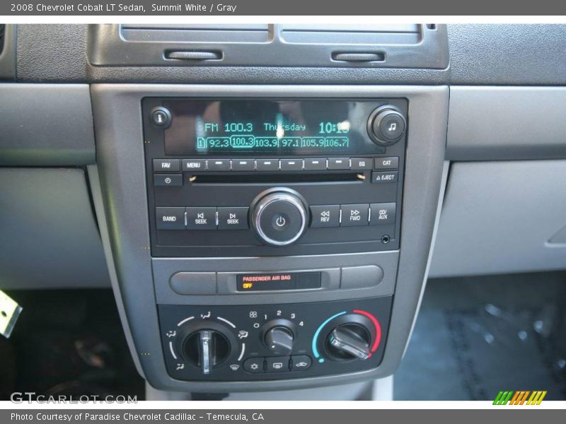 Summit White / Gray 2008 Chevrolet Cobalt LT Sedan