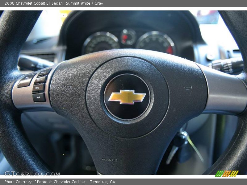 Summit White / Gray 2008 Chevrolet Cobalt LT Sedan