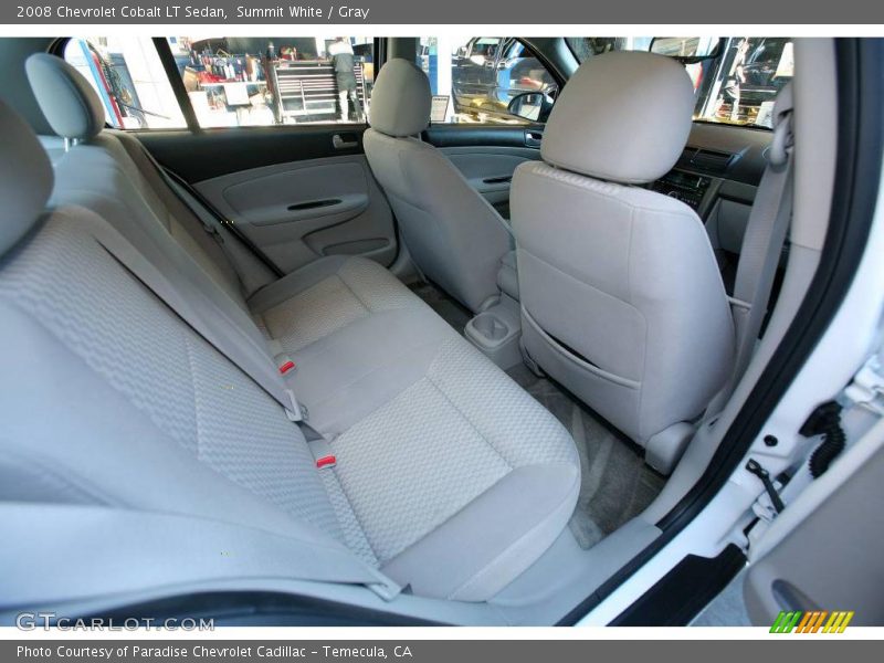 Summit White / Gray 2008 Chevrolet Cobalt LT Sedan
