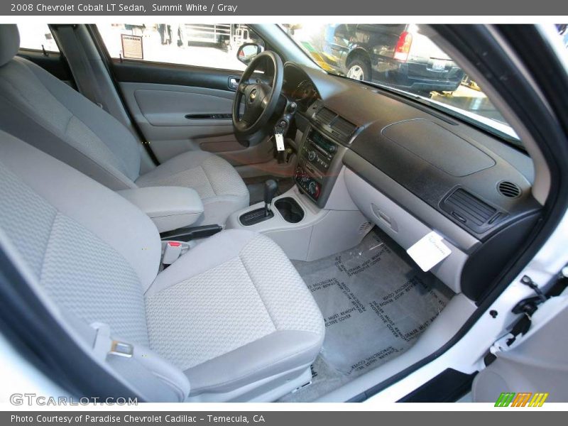 Summit White / Gray 2008 Chevrolet Cobalt LT Sedan