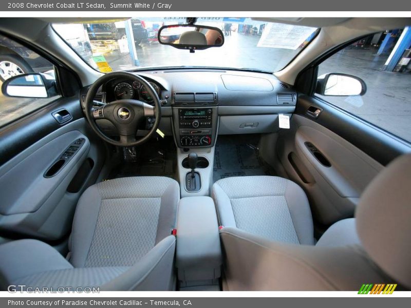 Summit White / Gray 2008 Chevrolet Cobalt LT Sedan