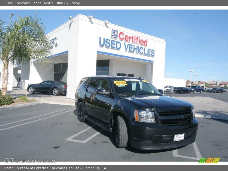 Black / Ebony 2009 Chevrolet Tahoe Hybrid