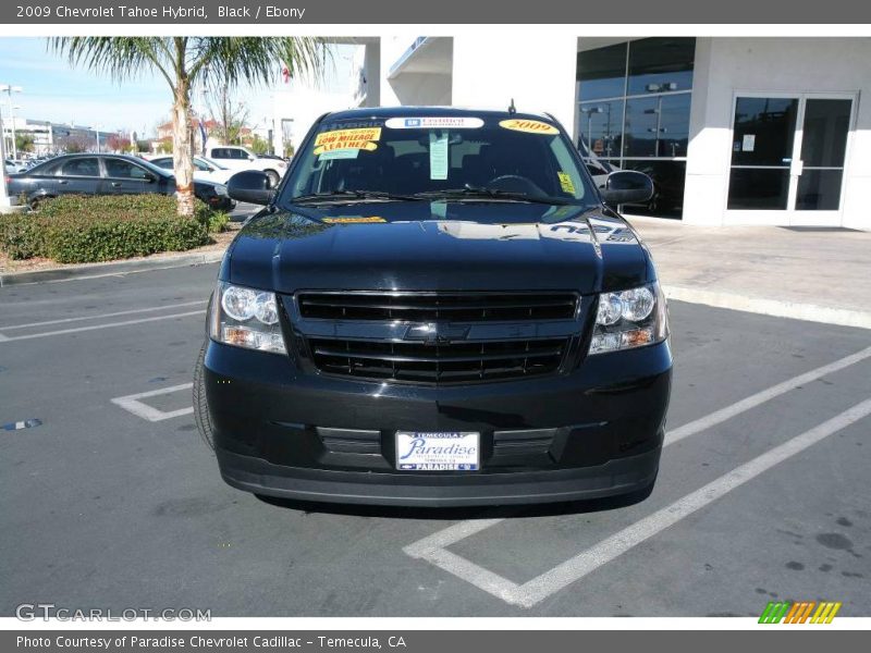 Black / Ebony 2009 Chevrolet Tahoe Hybrid