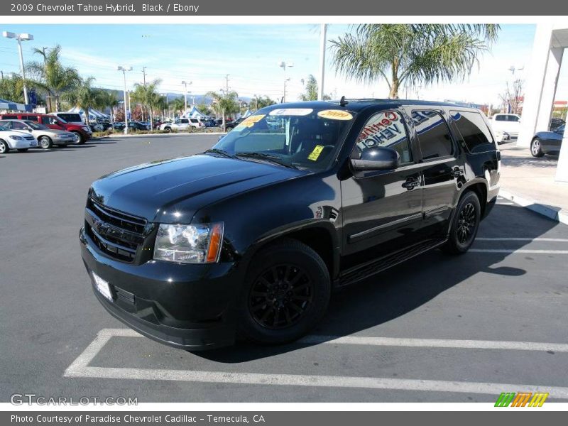 Black / Ebony 2009 Chevrolet Tahoe Hybrid