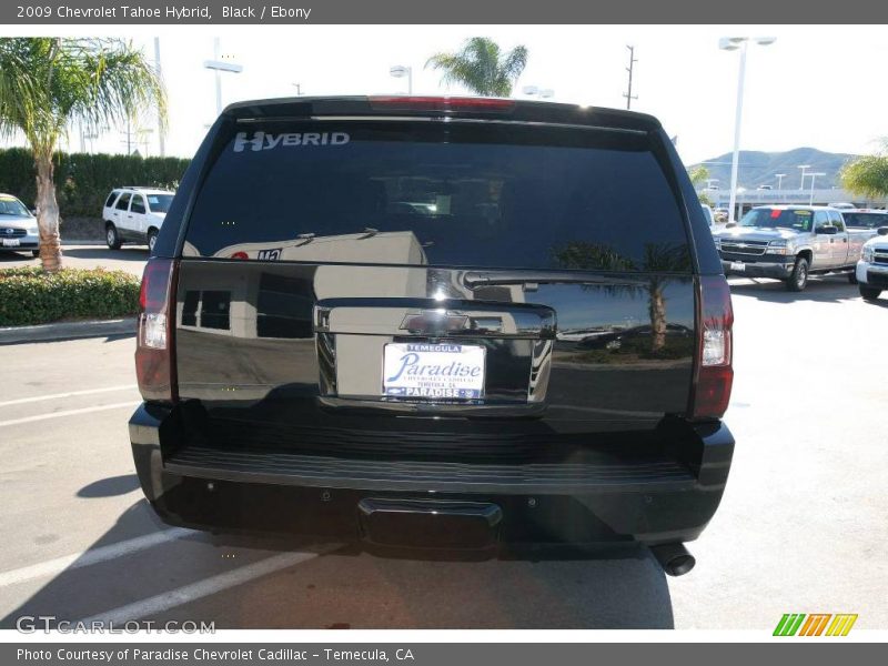 Black / Ebony 2009 Chevrolet Tahoe Hybrid