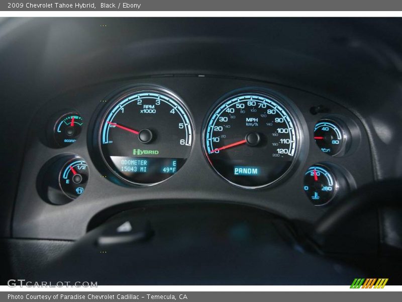 Black / Ebony 2009 Chevrolet Tahoe Hybrid