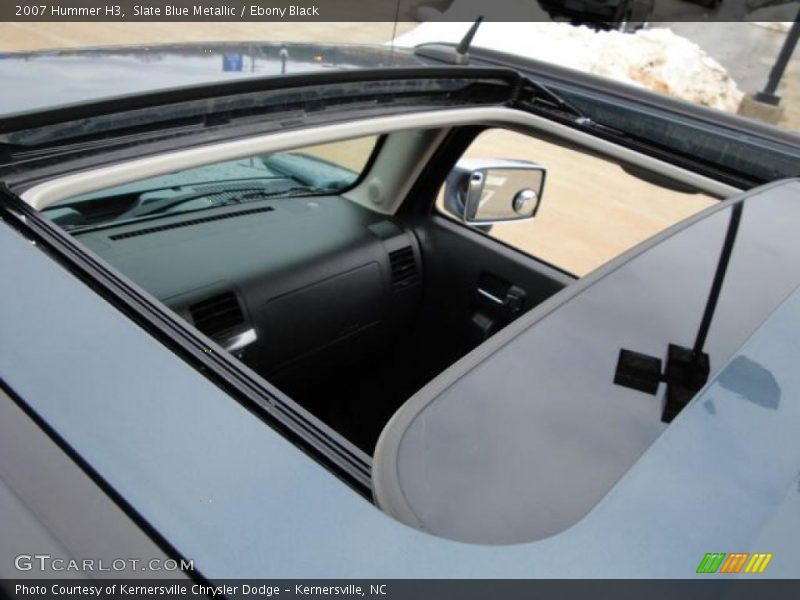 Slate Blue Metallic / Ebony Black 2007 Hummer H3