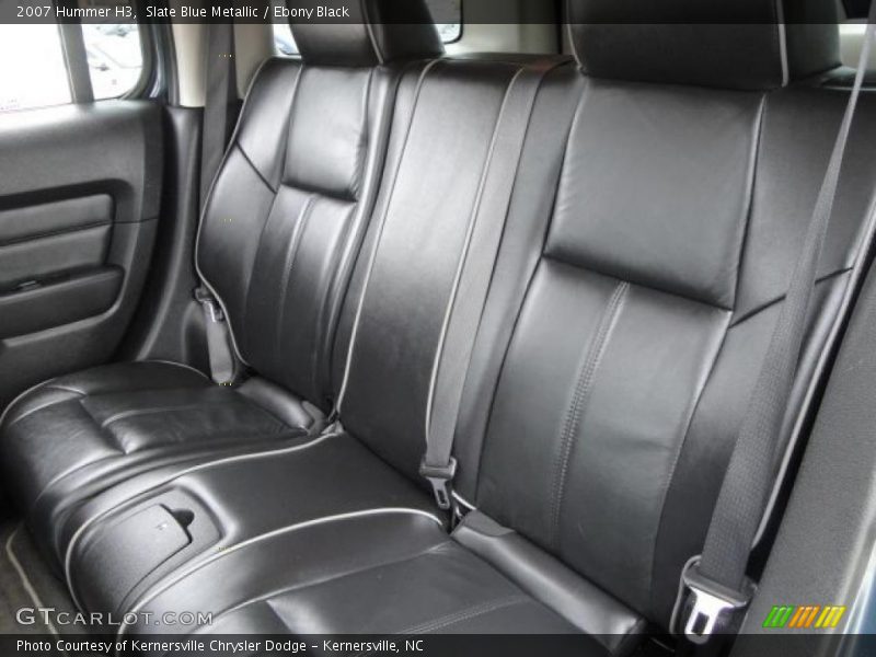 Slate Blue Metallic / Ebony Black 2007 Hummer H3