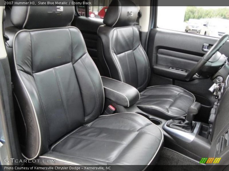 Slate Blue Metallic / Ebony Black 2007 Hummer H3