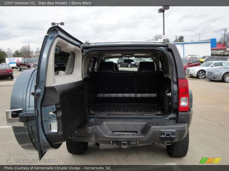 Slate Blue Metallic / Ebony Black 2007 Hummer H3