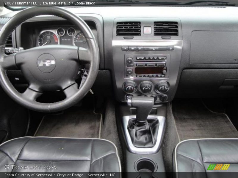 Slate Blue Metallic / Ebony Black 2007 Hummer H3