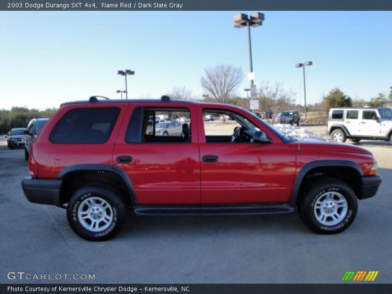 Flame Red / Dark Slate Gray 2003 Dodge Durango SXT 4x4