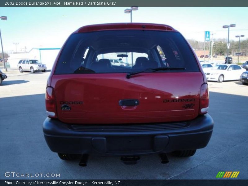 Flame Red / Dark Slate Gray 2003 Dodge Durango SXT 4x4
