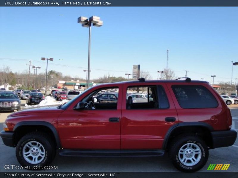 Flame Red / Dark Slate Gray 2003 Dodge Durango SXT 4x4