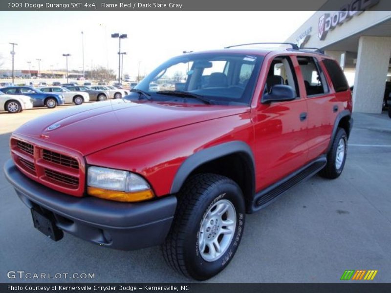 Flame Red / Dark Slate Gray 2003 Dodge Durango SXT 4x4