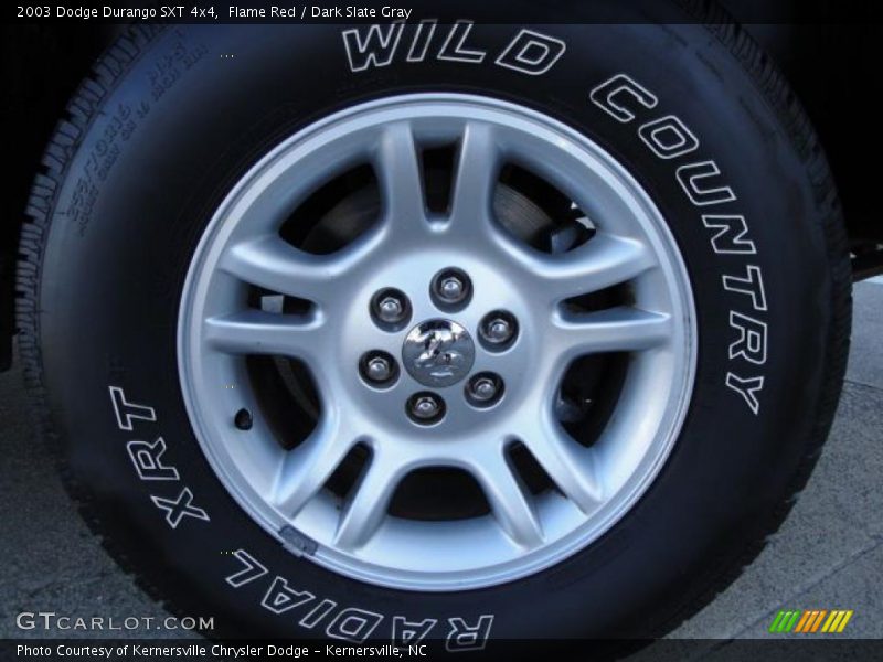 Flame Red / Dark Slate Gray 2003 Dodge Durango SXT 4x4