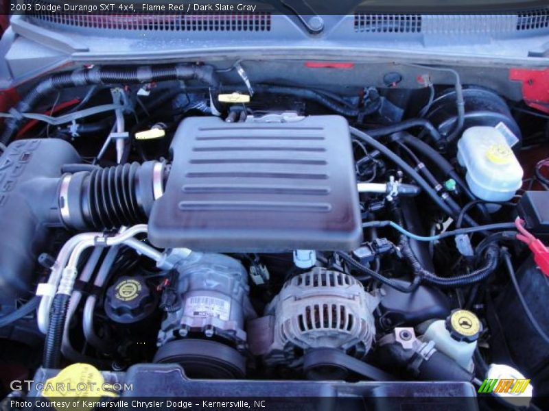 Flame Red / Dark Slate Gray 2003 Dodge Durango SXT 4x4