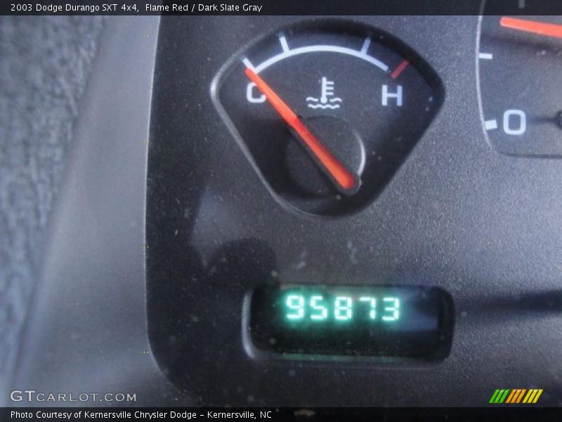 Flame Red / Dark Slate Gray 2003 Dodge Durango SXT 4x4