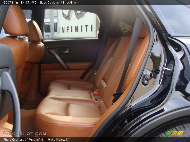 Black Obsidian / Brick/Black 2007 Infiniti FX 35 AWD
