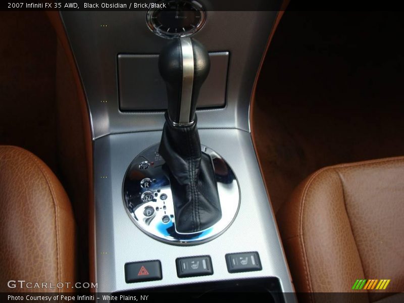 Black Obsidian / Brick/Black 2007 Infiniti FX 35 AWD