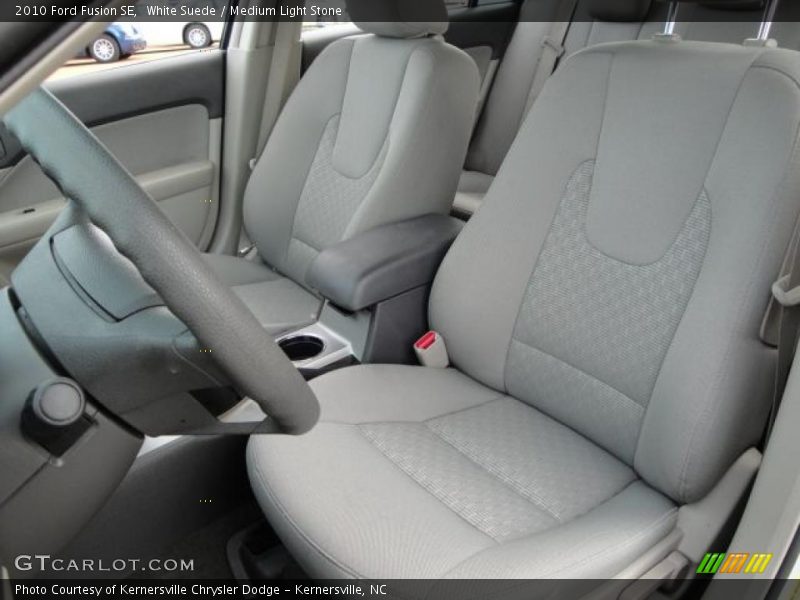 White Suede / Medium Light Stone 2010 Ford Fusion SE