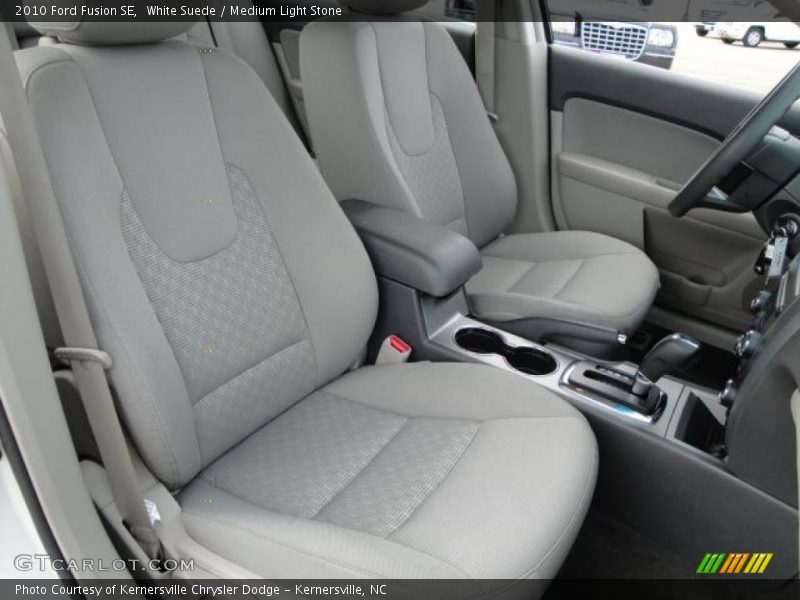 White Suede / Medium Light Stone 2010 Ford Fusion SE