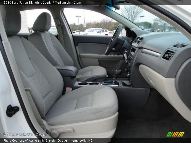 White Suede / Medium Light Stone 2010 Ford Fusion SE